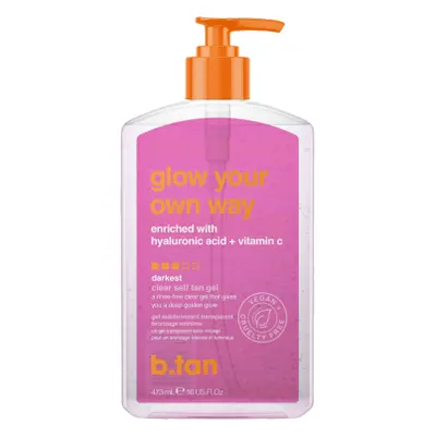 B.tan Glow Your Own Way Clear Self Tan Gel - 473 ml