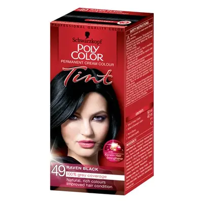 Schwarzkopf Poly Color Tint Hair Colour - 49 Raven Black