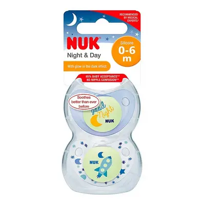 NUK Night & Day Pacifier 0-6 months - Blue