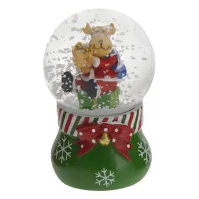 Christmas Snow Globe w. Reindeer