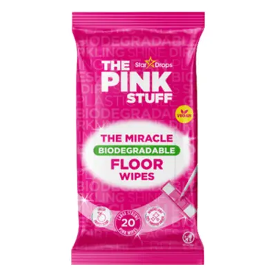 Stardrops The Pink Stuff The Miracle Biodegradable Floor Wipes - 20 pcs