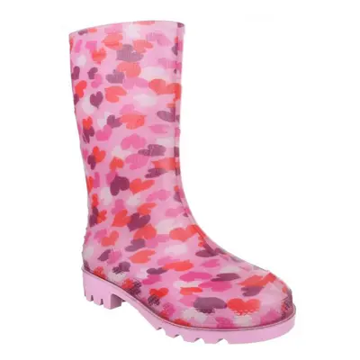 Children’s Rubber Boots – Pink Hearts