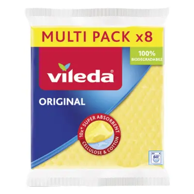 Vileda Original Multi Pack Cloths - 8 pcs