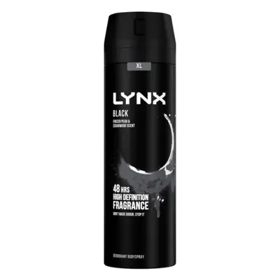 Lynx Black Bodysuit Spray - 200ml