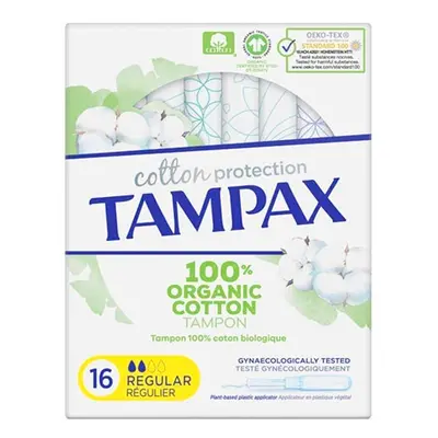 Tampax Organic Regular Tampons - 16 pcs