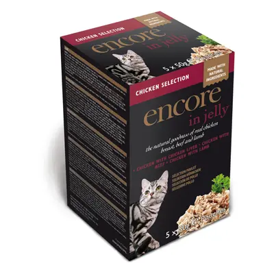 Encore Cat Jelly Pouch Multipack 20 x 50g - Chicken Selection