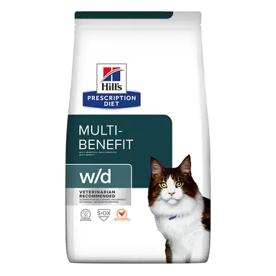 Hill's Prescription Diet Feline Economy Packs - w/d Multi-Benefit - Chicken (2 x 3kg)