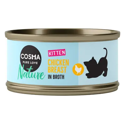 Cosma Nature Kitten 6 x 70g - Chicken & Tuna