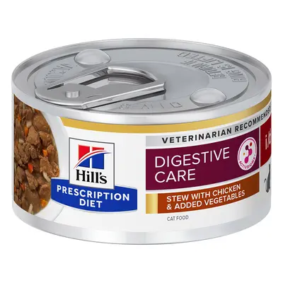 Hill’s Prescription Diet Feline i/d Digestive Care Stew - Chicken - Saver Pack: 48 x 82g