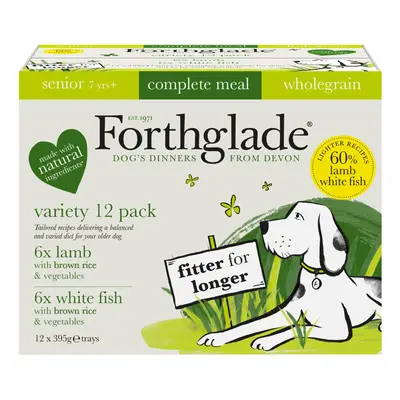 Forthglade Complete Meal Wholegrain Senior Dog - Lamb & White Fish - Saver Pack: 36 x 395g