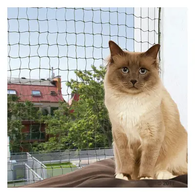 Trixie Bite Resistant Cat Net - Olive - 4 x 3 m