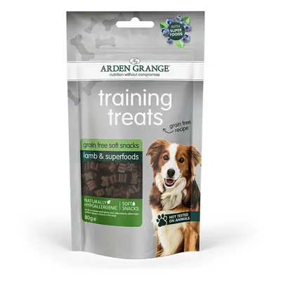 Arden Grange Training Treats 80g - Saver Pack: 10 x Grain Free Duck & Superfoods