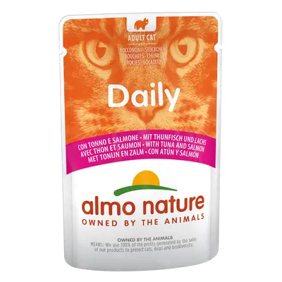 Almo Nature Daily Menu Pouches for Cats 70g - Tuna & Salmon (6 x 70g)