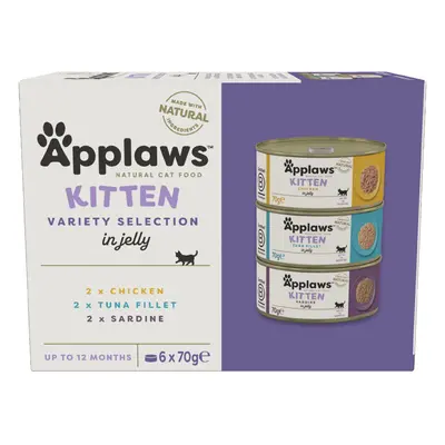 Applaws Kitten Cans 70g - Mixed Pack (24 x 70g)