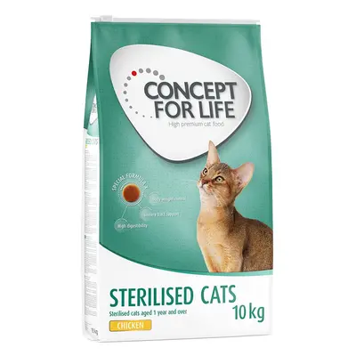 Concept for Life Sterilised Cats - Chicken - Economy Pack: 2 x 10kg