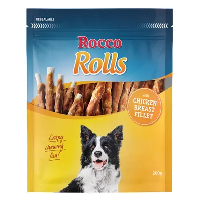 Rocco Rolls Chew Sticks - with Chicken Fillet (200g)