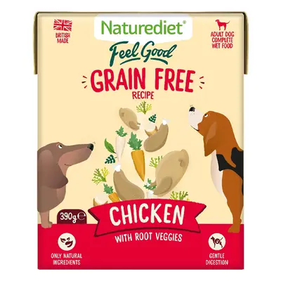 Naturediet Feel Good Grain Free Adult - Chicken - Saver Pack: 36 x 390g