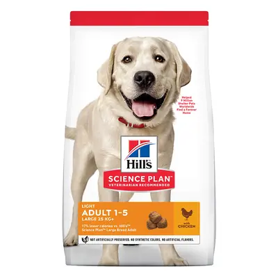 Hill's Science Plan Adult 1-5 Light Large Breed with Chicken - 14kg