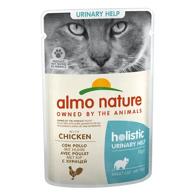 Almo Nature Holistic Urinary Help Pouches 70g - Chicken (6 x 70g)