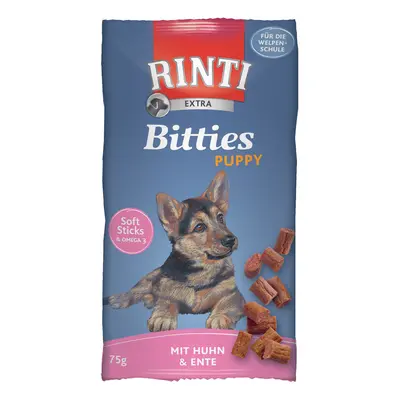 RINTI Extra Puppy Bitties - Chicken & Duck - Saver Pack: 3 x 75g