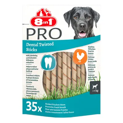 8in1 Pro Dental Twist Sticks - 190g (35 Chews)