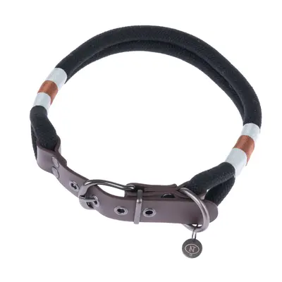 Nomad Tales Spirit Collar - Ebony - Size M: 40 - 46 cm Neck Circumference, 35mm Width