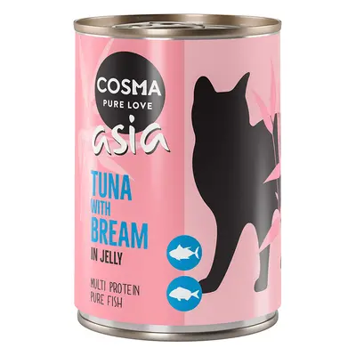 Cosma Asia in Jelly 6 x 400g - Tuna with Bream