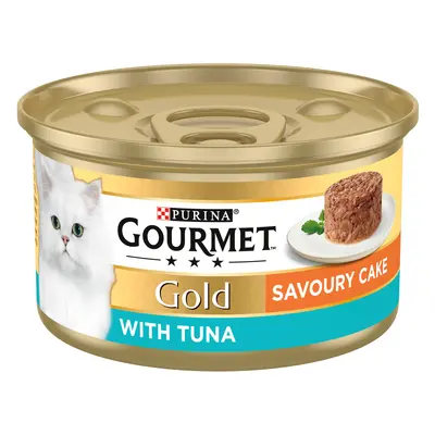 Gourmet Gold Savoury Cake 12 x 85g - Tuna