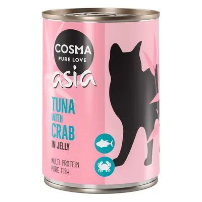 Cosma Asia in Jelly Saver Pack 12 x 400g - Tuna with Crab Meat