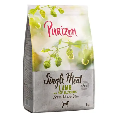 Purizon Single Meat Adult Dog - Grain-Free Lamb with Hop Blossoms - 1kg