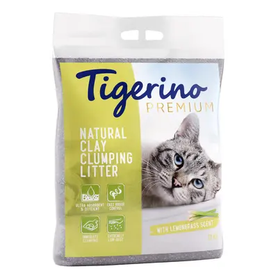 Tigerino Premium Cat Litter – Lemongrass Scent - 12kg