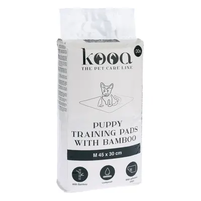 Kooa Puppy Training Pads with Bamboo - Large: 60 x 45cm (L x W), 30 Pads