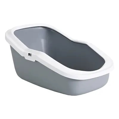 Savic Aseo Cat Litter Tray with High Edge - 56cm - Grey