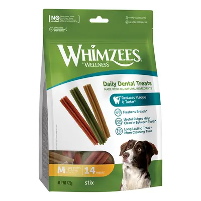 Whimzees by Wellness Stix for Dogs - Saver Pack: 2 x Size M