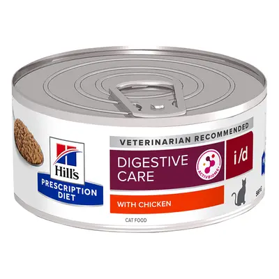 Hill's Prescription Diet Feline i/d Digestive Care - Chicken - 24 x 156g