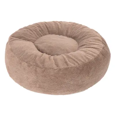 Fluffy Dog Bed - Replacement cover, diameter 90cm, brown