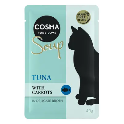 Cosma Soup 12 x 40g - Tuna with Carrots