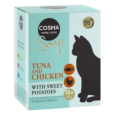 Cosma Soup Saver Pack 24 x 40g - Tuna & Chicken with Sweet Potatoes