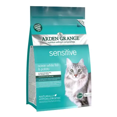 Arden Grange Sensitive Ocean White Fish & Potato - Adult Cat - 4kg