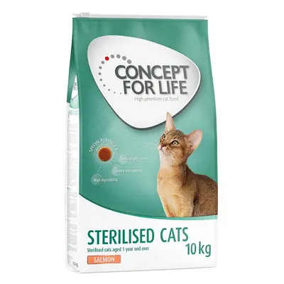 Concept for Life Economy Packs - Sterilised Cats - Salmon (2 x 10 kg)