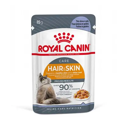 Royal Canin Hair & Skin Care in Jelly - Saver Pack: 48 x 85g