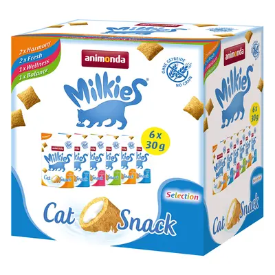 Animonda Milkies Crunch Bag Mixed Pack - 6 x 30g (4 Varieties)