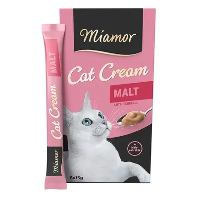 Miamor Cat Snack Malt-Cream - Saver Pack: 24 x 15g