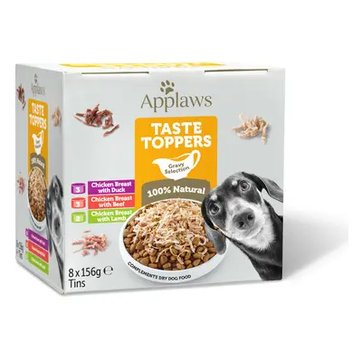 Applaws Taste Toppers Mixed Pack 8 x 156g - Gravy Mixed Pack