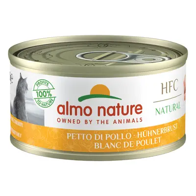 Almo Nature HFC Natural Cans for Cats 6 x 70g - Chicken Breast