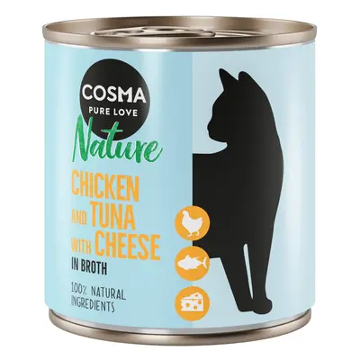 Cosma Nature Saver Pack 12 x 280g - Chicken & Tuna with Cheese