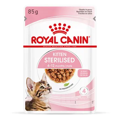 Royal Canin Sterilised Kitten in Gravy - 12 x 85g