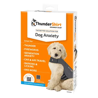 ThunderShirt Dog Anxiety Vest - Grey - XS