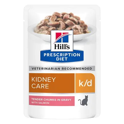 Hill's Prescription Diet Feline k/d Kidney Care - Saver Pack: 24 x 85g Salmon