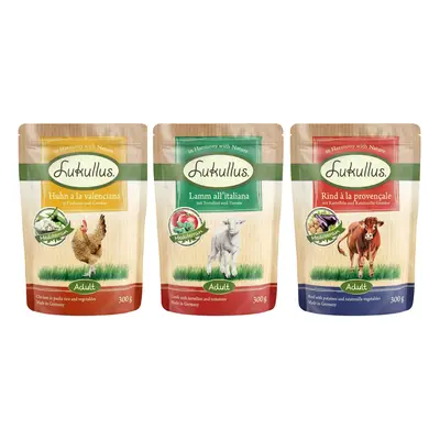 Lukullus Pouches Mixed Trial Pack 6 x 300g - Mediterranean Mixed Trial Pack